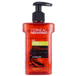 L'OREAL PARIS 巴黎欧莱雅 男士火山岩平衡洁面抗痘冻 160ml