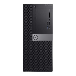 DELL 戴尔 OptiPlex 7070 MT 九代酷睿版 19.5英寸 商务台式机 黑色 (酷睿i7-9700、核芯显卡、8GB、256GB SSD+1TB HDD、风冷)