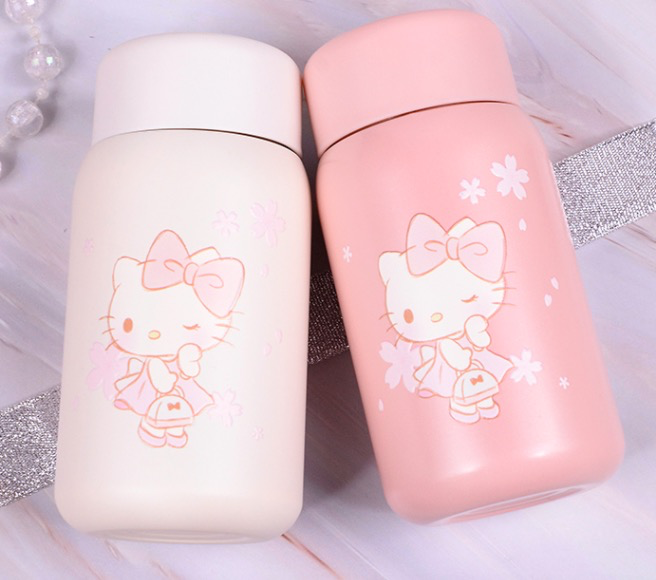 Hello Kitty 凯蒂猫 KT02B41054 儿童保温杯 樱花粉 260ml