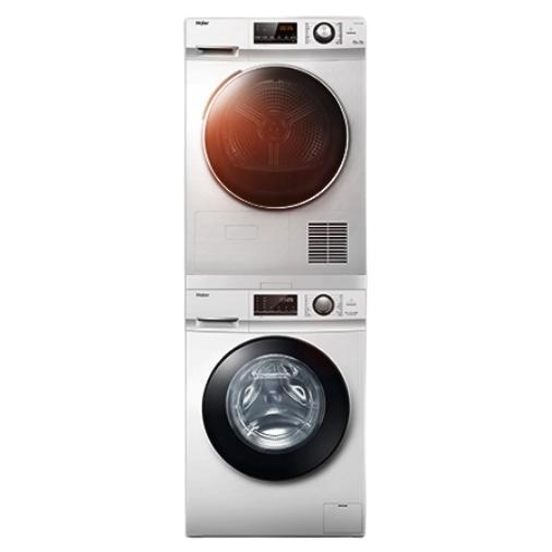 EG100B129W+EHG100129W 热泵式洗烘套装 白色