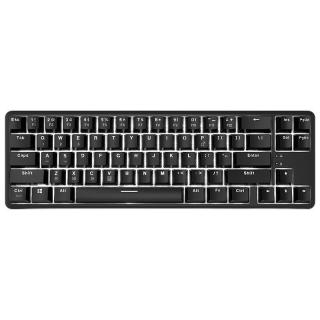 ajazz 黑爵 k680t 68键 蓝牙 双模无线机械键盘 黑色 国产青轴 单光