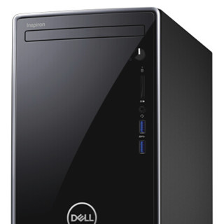 DELL 戴尔 灵越 3670 21.5英寸 台式机 黑色 (酷睿i3-9100、核芯显卡、4GB、1TB HDD、风冷)