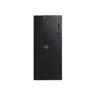 DELL 戴尔 OptiPlex 3070MT 九代酷睿版 21.5英寸 商务台式机 黑色 (酷睿i3-9100、核芯显卡、4GB、128GB SSD+1TB HDD、风冷)