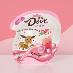 dove德芙草莓芝士牛奶味软糖夹心巧克力30g