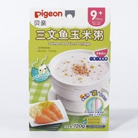 Pigeon 贝亲 婴儿辅食 三文鱼玉米粥 120g（9-36个月）