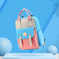 天逸 TINYAT韩版双肩包旅行背包T9001蓝粉色