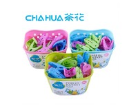 CHAHUA 茶花 塑料衣夹子 小号