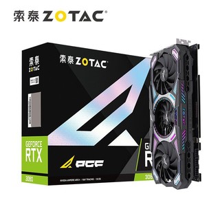 ZOTAC 索泰 RTX3080PGF OC显卡N卡台式机游戏电竞网课绘图设计独立显卡10G-D6X显存