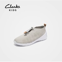 Clarks 其乐 儿童牛皮革跑鞋