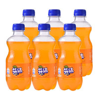 Fanta 芬达 汽水 橙味 300ml*6瓶