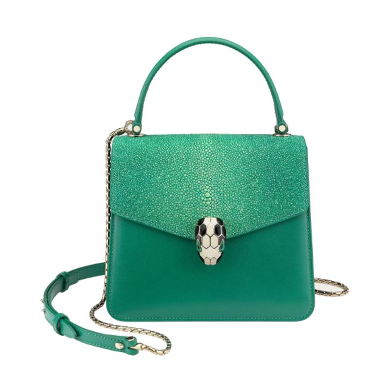 BVLGARI 宝格丽 BulgariSERPENTI FOREVER徽标手提包