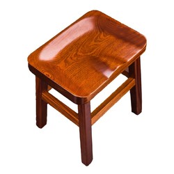 汇享 刚花实木方凳靠背椅子功夫茶桌椅小矮木凳中式茶桌太师椅琴凳