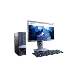 DELL 戴尔 Vostro 3471 9代酷睿版 21.5英寸 商务台式机 黑色 (酷睿i3-9100、核芯显卡、8GB、512GB SSD、风冷)