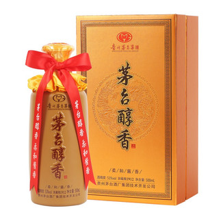 MOUTAI 茅台 贵州茅台集团出品 茅台醇香 封藏级1912 53度柔和酱香型白酒 500ml 单瓶礼盒装