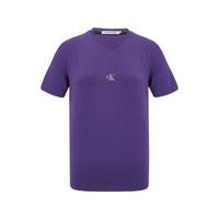 Calvin Klein Jeans 卡尔文·克莱恩牛仔 女士圆领短袖T恤 J215065 紫色 XS