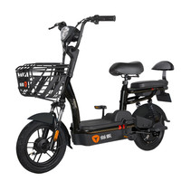 Yadea 雅迪 小金果 电动自行车 TDT1220Z 48V12AH铅酸电池 黑色