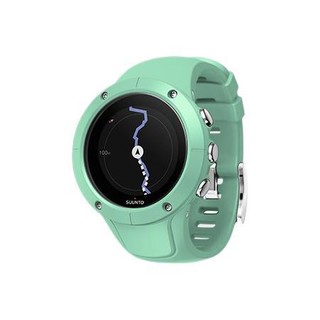 SUUNTO 颂拓 Spartan颂拓斯巴达 Trainer WHR 智能手表 46mm 绿色表壳 绿色硅胶表带（GPS、心率监测）