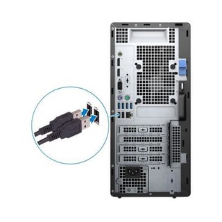 DELL 戴尔 OptiPlex 7080MT 十代酷睿版 商务台式机 黑色 (酷睿i9-10900K、GTX 1660Ti 6G、32GB、512GB SSD+2TB HDD、风冷)