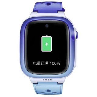 商品小天才q2智能手表黑色塑料表盘天镜蓝tpu表带北斗gps