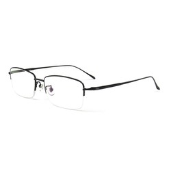 裴漾 超轻纯钛近视眼镜框男+1.60超薄防辐射非球面镜片