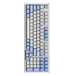 FL·ESPORTS 腹灵 FL980 98键 有线机械键盘 杜若蓝紫 凯华BOX红轴 RGB