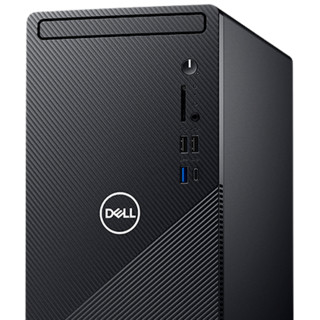 DELL 戴尔 灵越 3891 十代酷睿版 21.5英寸 商务台式机 黑色 (酷睿i3-10105、核芯显卡、8GB、256GB SSD+1TB HDD、风冷)