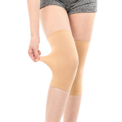 夏天护膝超薄透气款 肤色短款(一对装 90-140斤) 均码