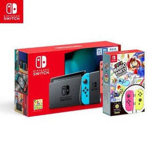 Nintendo 任天堂 国行 Switch 续航增强版&超级马力欧派对Joy-Con组套（含游戏）