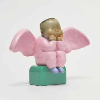 稀奇 XQ）摆件创意雕塑家居客厅办公室书房装饰品生日礼物 《天使比比》 粉色