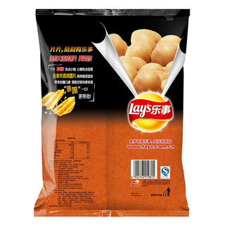 Lay's 乐事 大波浪 马铃薯片 碳烤五花肉味 145g