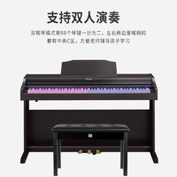 罗兰（Roland）电钢琴RP302-CBL 数码钢琴88键重锤家用立式钢琴