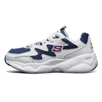 SKECHERS 斯凯奇 D'Lites Airy 女子休闲运动鞋 88888105/WNVP 白/蓝/粉 41