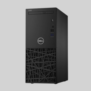 DELL 戴尔 成铭 C3980M 21.5英寸 台式机 黑色(酷睿i3-8100、核芯显卡、8GB、128GB SSD+1TB HDD、风冷)