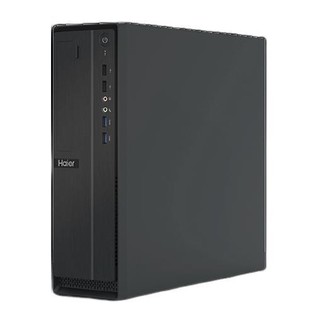 Haier 海尔 商嘉 T-A0007 台式机 黑色(酷睿i5-8400、核芯显卡、8GB、128GB SSD+1TB HDD、风冷)