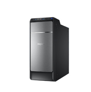 Haier 海尔 极光 D2H 台式机 黑色(赛扬J360、核芯显卡、4GB、1TB HDD、风冷)