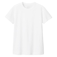 MUJI 无印良品 女士圆领短袖T恤 W9SB258 白色 XL