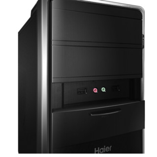 Haier 海尔 天越 Y30 19.5英寸 台式机 黑色(奔腾G4900 、核芯显卡、4GB、1TB HDD、风冷)