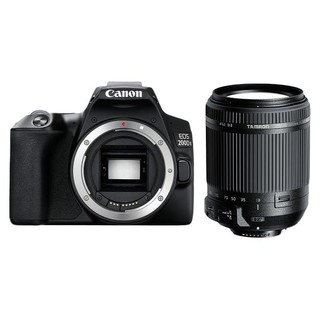 Canon 佳能 EOS 200D II APS-C画幅 数码单反相机 黑色 AF 18-200mm F3.5 Di II VC 变焦镜头 单镜头套机