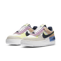 NIKE 耐克 Air Force 1 Shadow 女子运动板鞋 CU8591-001 黑黄粉 36.5