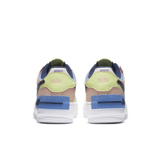 NIKE 耐克 Air Force 1 Shadow 女子运动板鞋 CU8591-001 黑黄粉 36.5