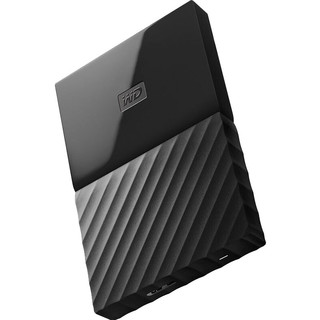 Western Digital 西部数据 My Passport系列 2.5英寸 移动机械硬盘 2TB USB 3.0 经典黑