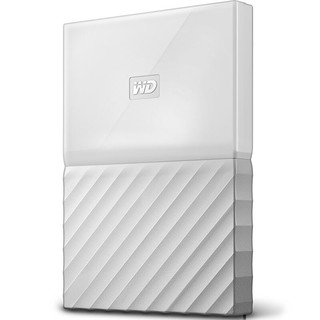 Western Digital 西部数据 My Passport系列 2.5英寸 移动机械硬盘 1TB USB 3.0 闪耀白