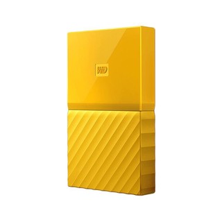 Western Digital 西部数据 My Passport系列 2.5英寸 移动机械硬盘 4TB USB 3.0 清新黄