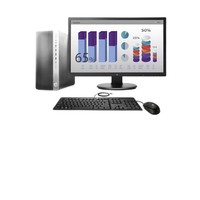 HP 惠普 EliteDesk 880G3 Q270 20英寸 台式机 黑色(酷睿i5-7500、核芯显卡、4GB、1TB HDD、风冷)