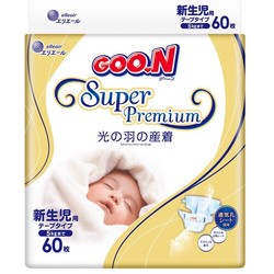 GOO.N 大王 光羽 婴儿纸尿裤 NB 60片