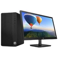 HP 惠普 Desktop Pro PCI  MT 23.8英寸 台式机 黑色(酷睿i7-7700、核芯显卡、4GB、1TB HDD、风冷)