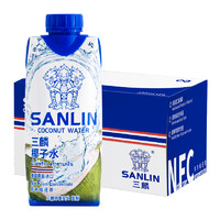 SANLIN 三麟 NFC椰子水泰国三麟100%天然椰子水330ml*6瓶