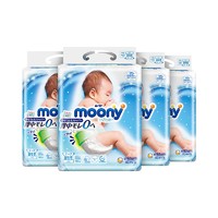 有券的上：moony 腰贴型婴儿纸尿裤 NB90片*4包