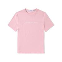 Calvin Klein Jeans 卡尔文·克莱恩牛仔 女士圆领短袖T恤 J213928 粉色 XS