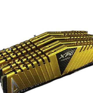 ADATA 威刚 XPG系列 游戏威龙 DDR4 3600MHz 台式机内存 金色 16GB 8GBx2